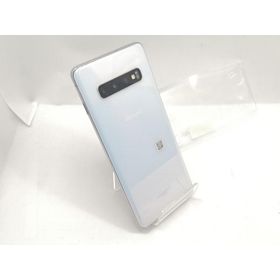 【中古】SAMSUNG docomo 【SIMロック解除済み】 Galaxy S10 SC-03L Prism Blue【宇田川】保証期間１ヶ月【ランクB】