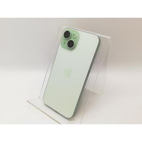 【中古】Apple docomo 【SIMフリー】 iPhone 15 128GB グリーン MTMM3J/A【秋葉4号】保証期間１ヶ月【ランクB】