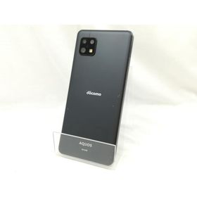 【中古】SHARP docomo 【SIMフリー】 AQUOS sense6 ブラック 4GB 64GB SH-54B【DS秋葉】保証期間１ヶ月【ランクC】