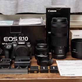 【美品】Canon EOS R10 RF-S18-45 + RF100-400