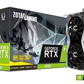 【中古】 ZOTAC Gaming GeForce RTX 2060 ツインファン 6GB GDDR6 192ビットゲームグラフィックカード 超コンパクト IceStorm 2.0 ZT-T20600F-10M