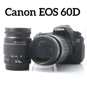 Canon EOS 60D ダブルズームキッド スマホ転送OK 動画対応 バック