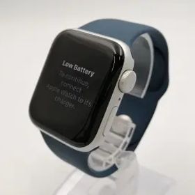 【中古】Apple Apple Watch SE2 40mm GPS シルバーアルミニウムケース/ストームブルースポーツバンド (S/M) MRE13J/A【ECセンター】保証