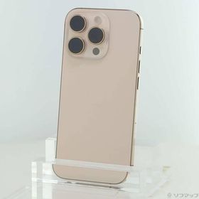 〔中古〕Apple(アップル) iPhone16 Pro 128GB デザートチタニウム FYMX3J／A SIMフリー〔262-ud〕