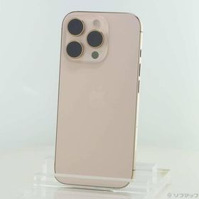 〔中古〕Apple(アップル) iPhone16 Pro 128GB デザートチタニウム FYMX3J／A SIMフリー〔251-ud〕