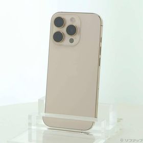 〔中古〕Apple(アップル) iPhone16 Pro 128GB デザートチタニウム MYMX3J／A SIMフリー〔349-ud〕