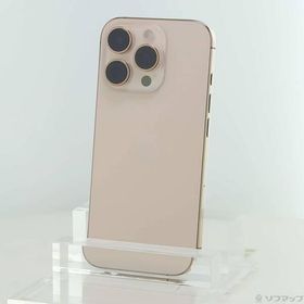 〔中古〕Apple(アップル) iPhone16 Pro 128GB デザートチタニウム FYMX3J／A SIMフリー〔262-ud〕