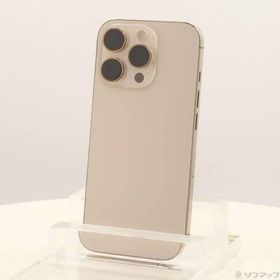〔中古〕Apple(アップル) iPhone16 Pro 128GB デザートチタニウム MYMX3J／A SIMフリー〔276-ud〕