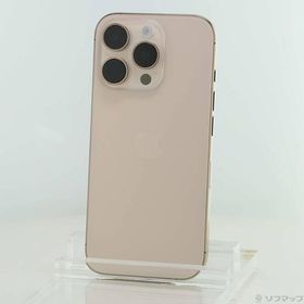 〔中古〕Apple(アップル) iPhone16 Pro 128GB デザートチタニウム MYMX3J／A SIMフリー〔305-ud〕