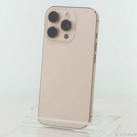 〔中古〕Apple(アップル) iPhone16 Pro 128GB デザートチタニウム FYMX3J／A SIMフリー〔262-ud〕