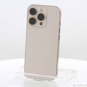 〔中古〕Apple(アップル) iPhone16 Pro 128GB デザートチタニウム MYMX3J／A SIMフリー〔269-ud〕