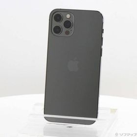 〔中古〕Apple(アップル) iPhone12 Pro 128GB グラファイト MGM53J／A SIMフリー〔247-ud〕