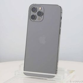 〔中古〕Apple(アップル) iPhone12 Pro 128GB グラファイト MGM53J／A SIMフリー〔198-ud〕