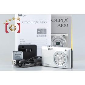 【中古】Nikon ニコン COOLPIX A100 シルバー コンパクトデジタルカメラ 元箱付き