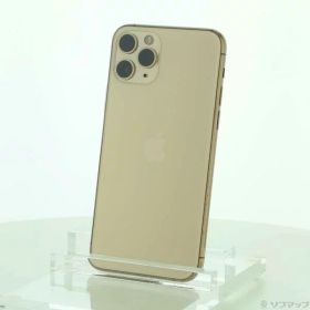 【中古】Apple(アップル) iPhone11 Pro 64GB ゴールド MWC52J／A SIMフリー 【371-ud】