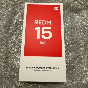 【未使用品】Xiaomi Redmi 15 5G Midnight Black
