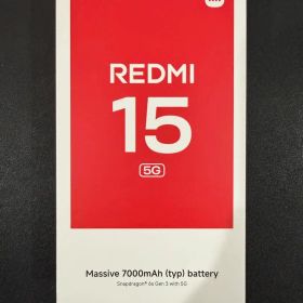 [新品未開封] Xiaomi Redmi 15 5G ブラック SIMフリー
