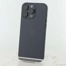 ソフマップ 〔中古品〕 iPhone16 Pro Max 512GB ブラックチタニウム MYWL3J／A SIMフリー【262】