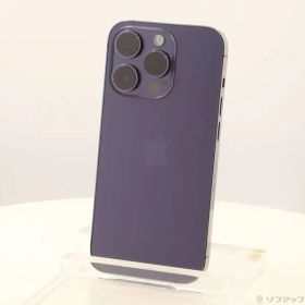 ソフマップ 〔中古品〕 iPhone14 Pro 512GB ディープパープル MQ283J／A SIMフリー【269】
