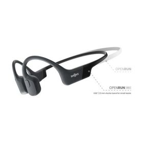 ショックス ワイヤレス 骨伝導イヤホン IP55 最大8時間 専用充電ケーブル OpenRun Mini SKZ-EP-000012 ブラック系