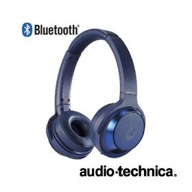 ワイヤレス ヘッドホン Bluetooth対応 最大70時間 軽量 薄型 重低音 折りたためる ヘッドフォン ブルー ATH-WS330BT BL audio-technica オーディオテクニカ