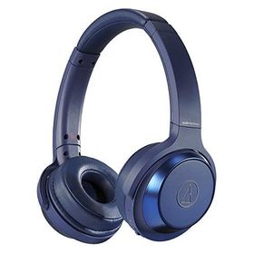 オーディオテクニカ ATH-WS330BT BL ヘッドホン bluetooth ワイヤレスヘッドホン 重低音 SOLID BASS 最大70時