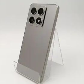 【中古】Xiaomi UQmobile 【SIMフリー】 Xiaomi 14T 12GB 256GB チタングレー XIG07【ECセンター】保証期間１ヶ月【ランクB】