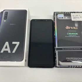 【美品/ケース付】Galaxy A7 ブラック 64GB SIMフリー