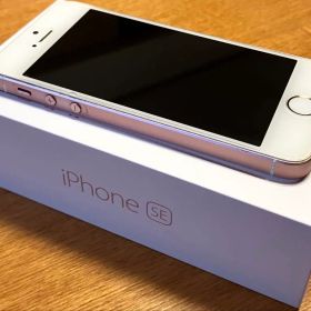 iPhone SE 32GB ローズ 箱付 電池100% SIMフリー