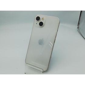 【中古】Apple 国内版 【SIMフリー】 iPhone 13 128GB スターライト MLND3J/A【秋葉本店】保証期間１ヶ月【ランクC】