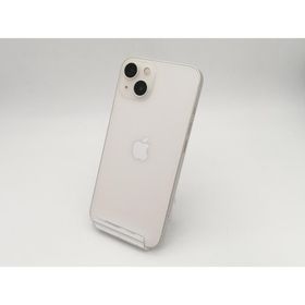 【中古】Apple au 【SIMフリー】 iPhone 13 128GB スターライト MLND3J/A【なんば】保証期間１ヶ月【ランクC】