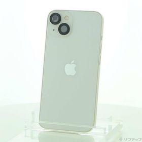 〔中古〕Apple(アップル) iPhone13 128GB スターライト MLND3J／A SIMフリー〔348-ud〕