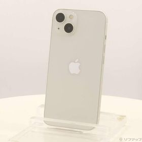〔中古〕Apple(アップル) iPhone13 128GB スターライト MLND3J／A SIMフリー〔348-ud〕