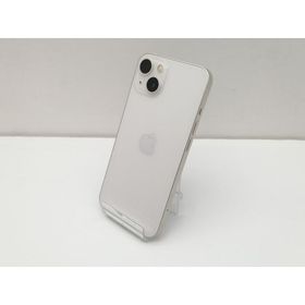 【中古】Apple 国内版 【SIMフリー】 iPhone 13 128GB スターライト MLND3J/A【仙台イービーンズ】保証期間１ヶ月【ランクC】