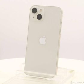 〔中古〕Apple(アップル) iPhone13 128GB スターライト MLND3J／A SIMフリー〔269-ud〕