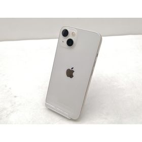 【中古】Apple docomo 【SIMフリー】 iPhone 13 128GB スターライト MLND3J/A【仙台イービーンズ】保証期間１ヶ月【ランクB】
