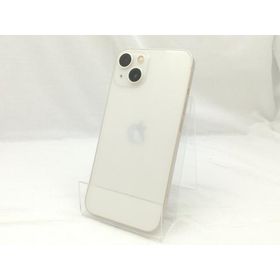【中古】Apple SoftBank 【SIMフリー】 iPhone 13 128GB スターライト MLND3J/A【川崎】保証期間１ヶ月【ランクC】