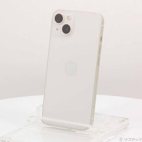 〔中古〕Apple(アップル) iPhone13 128GB スターライト MLND3J／A SIMフリー〔371-ud〕