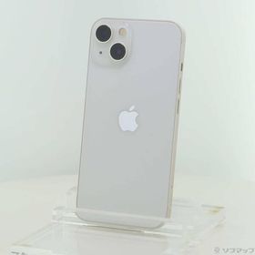 〔中古〕Apple(アップル) iPhone13 128GB スターライト MLND3J／A SIMフリー〔251-ud〕