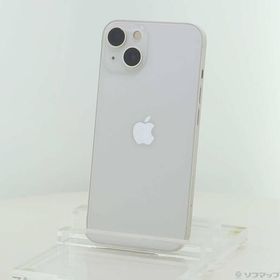 〔中古〕Apple(アップル) iPhone13 128GB スターライト MLND3J／A SIMフリー〔251-ud〕