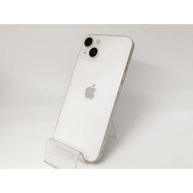 【中古】Apple au 【SIMフリー】 iPhone 13 256GB スターライト MLNJ3J/A【戸塚】保証期間１ヶ月【ランクC】