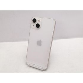 【中古】Apple au 【SIMフリー】 iPhone 13 256GB スターライト MLNJ3J/A【仙台駅東口】保証期間１ヶ月【ランクC】