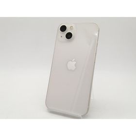 【中古】Apple SoftBank 【SIMフリー】 iPhone 13 256GB スターライト MLNJ3J/A【札幌南2条】保証期間１週間【ランクC】