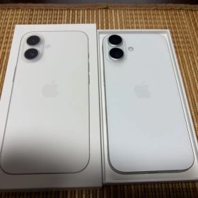 【美品】Apple iPhone 16 128GB ホワイト SIMフリー＋特典