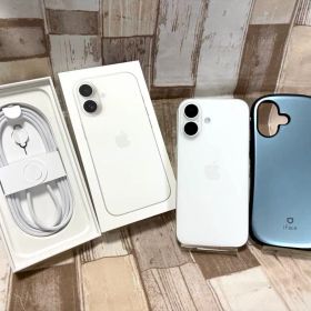 【限定保証あり】iPhone16 ホワイト 128GB バッテリー100%
