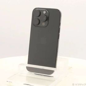 ソフマップ 〔中古品〕 iPhone16 Pro 256GB ブラックチタニウム FYN03J／A SIMフリー【196】