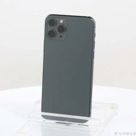 【中古】SoftBank iPhone11 Pro 256GB ミッドナイトグリーン MWCC2J／A SoftBank 【348-ud】
