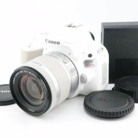 ★良品★ショット数32,849回★キヤノン CANON EOS Kiss X9 ホワイト + EF 18-55mm F4-5.6 IS STM ホワイト 充電器付 ★ W0641＃5145