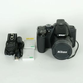 [並品 | バッテリー2個付] Nikon COOLPIX P520 BK ブラック | コンパクトデジタルカメラ