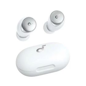 Anker Soundcore Space A40（完全ワイヤレスイヤホン）最大50時間再生 / 小型軽量 / ウルトラノイズキャンセリング 2.0 / ハイレゾ / LDAC / マルチポイント対応 / ワイヤレス充電 / 外音取り込み / マイク内蔵 / PSE技術基準適合 ホワイト